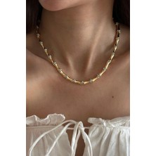 OkkoStore Taşlı Kemik Model Kolye