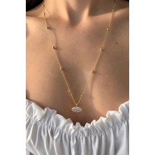 OkkoStore Markiz Kesim Top Zincir Kolye