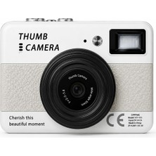 Cepaks Thumb Camera Retro Mini Dijital Kamera Katlanır Ekranlı 1080P Video Fotoğraf Çekimi Tf Kart Destekli Type-C Şarjlı