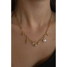 OkkoStore Çok Charmlı Kolye