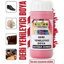 Deribo Deri Eşya, Ayakkabı, Koltuk, Direksiyon, Çanta, Deri Yenileyici Boya. 100ML. Sünger Hediyeli.