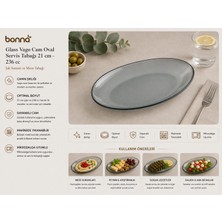 Bonna Vago Cam 21 cm. Oval Servis Tabak 236 cc