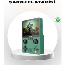 Hace Bazaar Taşınabilir Oyun Konsolu 3.5 Inç IPS Ekran Yaylı Çift Lr Tuşlu