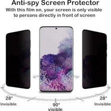 Wheat Grains Global Store Galaxy S20 Privacy (Hayalet) Ekran Koruyucu – 2 Adet - 9h Seramik Cam, Yan Görünme Engelleyici, Tam Kaplama