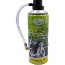 TİCH Tich Tire Lastik Tamir Kiti Spreyi 450 ML - Oto Lastik Şişirici Ve Kapatıcı Jel