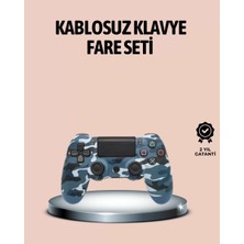 Hace Bazaar Bluetooth Kablosuz Ps4 Gamepad Çift Motorlu Siyah Controller