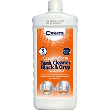 Cassette Kimyasalı Konsantre Tank Temizleyici 200 ml Siyah ve Gri Su Tankı İçin Etkili Temizlik