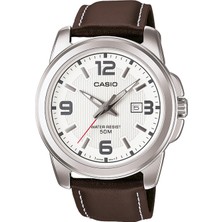 Casio MTP-1314L-7AVDF Standart Erkek Kol Saati 5 ATM Su Geçirmez Kahverengi Deri Kordon
