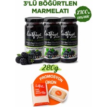 Lutfiye Organik Böğürtlen Marmelatı 3’lü Set – Şekeri Meyveden