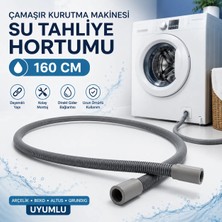 ÖZ BEYAZ EŞYA _arçelik, Beko, Altus, Grundig ile Uyumlu Çamaşır Kurutma Makinesi Su Tahliye Hortumu 160 cm