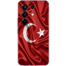 TechTree Tecno Camon 50 Pro 4g Uyumlu Türk Bayrağı Baskılı Silikon Kılıf