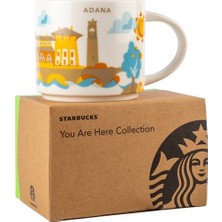 Starbucks® Adana Temalı Mug 414 ml Kulplu Bardak Gıda ile Temasa Uygun Şık Tasarım