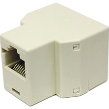 Hadron HD4558 RJ45 Splitter Ethernet Çoğaltıcı Dayanıklı Tasarım (1 Giriş 2 Çıkış)