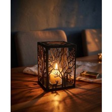 Linea Craft Ağaç Desenli Mumluk