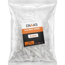 Enaks Kalibre Dübel Plastiği 8mm (500'LÜ Paket)