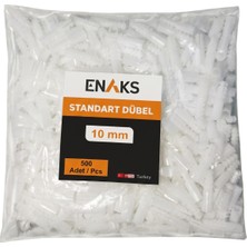 Enaks Standart Plastik Dübel 10MM (500'LÜ Paket)