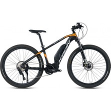 Kron Exc 1000 29 Jant 10vites Hd Elektrikli Shımano Motor E 7000 Batarya 8010 Dağ Bisikleti (Mat Siyah Gri Turuncu 17 inç