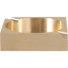 Mudo Home KARE PİRİNÇ KÜLLÜK 12 CM