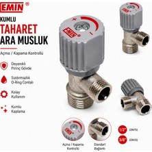DESIPHON Emin Klozet Taharet Musluğu Kumlu Pirinç Ara Musluk Dayanıklı Tasarım