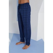 Kly Erkek Ekose Pijama Alt %100 Pamuk 194