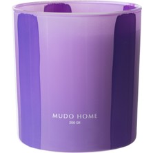 Mudo Home Glowy Çizgili Cherry Mum 200 gr
