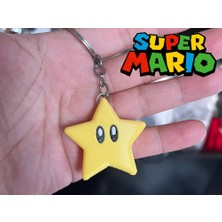 Akbay 3D Süper Mario Yıldız Anahtarlık