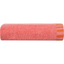 Mudo Home NOVA YÜZ HAVLUSU PEMBE TURUNCU 50X80 CM