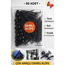 50 Adet Sihirli Klips Tamir Klipsi Yeni Nesil Cırt Kelepçe