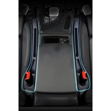 Nicevia Koltuk Arası Siyah Organizer 38.8 cm Universal Araç Içi Yan Boşluk Doldurucu (2 Adet)