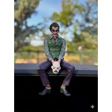 Midkan Joker Araba Figürü Aksesuarı Oturan Joker Model Dekorasyon Oyuncak Hediyelik Eşya 10X5 cm