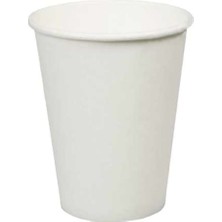 Ambalaj Pazarı Beyaz Karton Bardak 7 Oz - 50'li Sıcak ve Soğuk İçecekler İçin Uygun