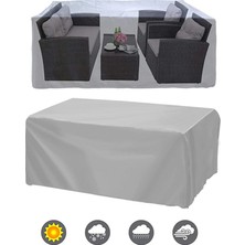 Coverplus Bahçe Mobilya Koruma Örtüsü Su Geçirmez Branda 300 x 200 x 80 cm - Gri
