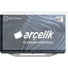 Best Ekran Arçelik A65 B 880 B Tv Ekran Koruyucu - Arçelik 65" Inç 165EKRAN 9 QLED A65B880B Tv Koruyucu