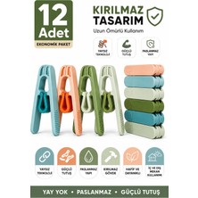 Evima Premium Çamaşır Mandalı Kırılmaz Yaysız Dayanıklı Mandal Seti