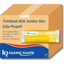 Kazanç Tehlikeli Atık Baskılı Jumbo Sarı