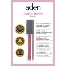 Luord-Store Aden Liquid Lipstick - Likit Ruj 34 Mauve(Eflatun)