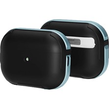 Hace Bazaar Apple Airpods Pro 2 (2.nesil) Mo-A8 Armor Kılıf - Sierra Blue