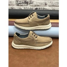 Birkan Hakiki Nubuk Deri Ortopedik Hafif Rahat Yumuşak Erkek Ayakkabı