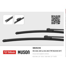 Silbak Silecek Süpürgesi 650/580MM (Muz Tipi) Bmw 5 Serısı E39 Ozel Dızayn