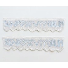 Bodrum Asel Çeyizlik "seni Seviyorum" Yazılı Dantel Şerit - 50 cm Açıklama: