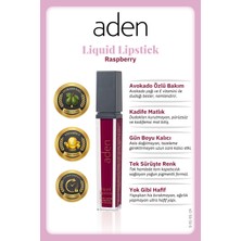 Luord-Store Aden Liquid Lipstick - Likit Ruj 19 Raspberry(Ahududu)