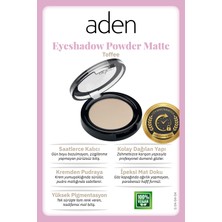 Luord-Store Aden Eyeshadow Powder Matte - Mat Göz Farı 04 Toffee(Şeker)