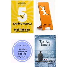 Nepal Kitap 5 Saniye Kuralı - Hayatınızı Değiştirmenin En H... + Telefon Tutucu + Bir Kar Tanesi