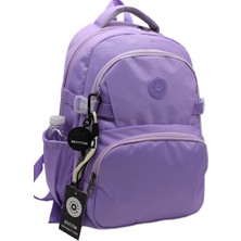 Bevitton Suya Dayanıklı Kumaş Okul Çantası Unisex Günlük Sırt Çantası 34500 Lila