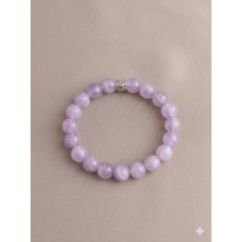 Rose Doğaltaş 10 mm Ametist Doğaltaş Bileklik Unisex