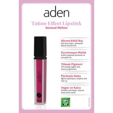 Luord-Store Aden Tattoo Effect Lipstick - Dövme Etkili Likit Ruj Sensual Mellow(Ahududu Pembesi)