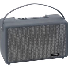 Hace Bazaar F32 2X50W Sürücülü 2 Adet Mikrofonlu Bt 5.2 Kablosuz Hoparlör - Siyah