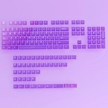 Leaven Klavye Keycaps 163 Tuşlu Şeffaf Tuş Takımı