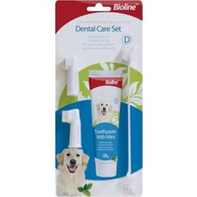 Bioline Nane Aromalı 100 gr Köpek Ağız Bakım Seti