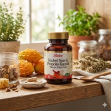 Kudret Narı ve Propolis Kapsül Takviye Edici Gıda 60 Kapsül - 375 Mg